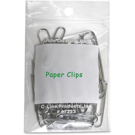 C-LINE PRODUCTS Bag, Poly, Zip, Reclose, 2X3 1000PK CLI47223